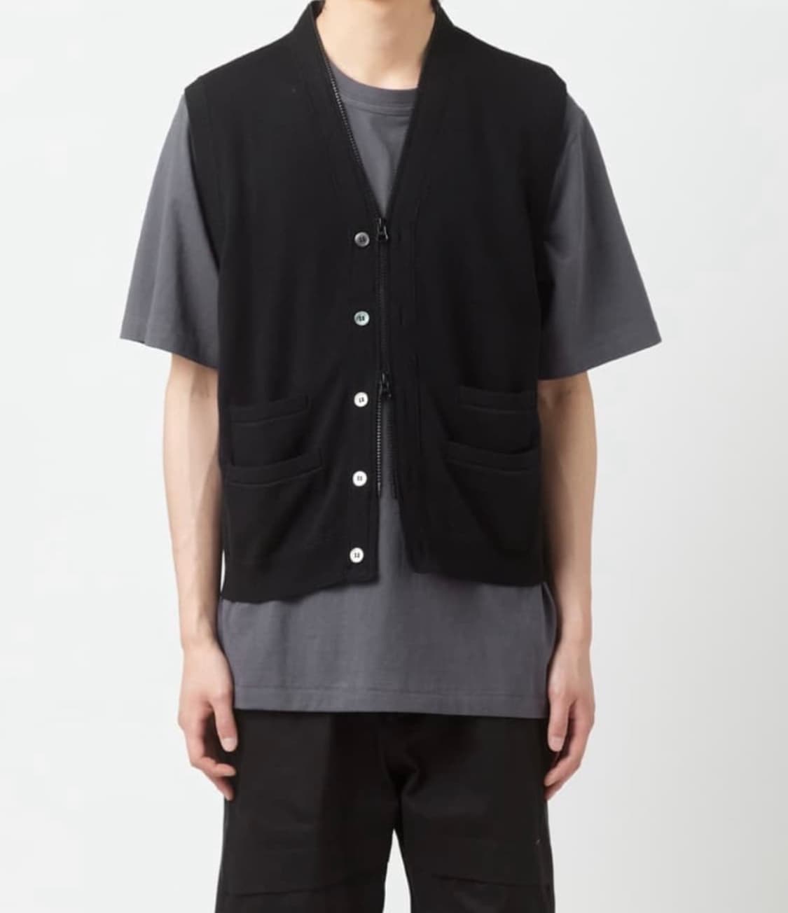 해칭룸 니트 베스트 knit vest 상품이미지1