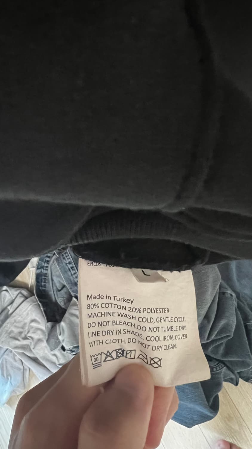 [L]ERL 베니스 후드 블랙 상품이미지2