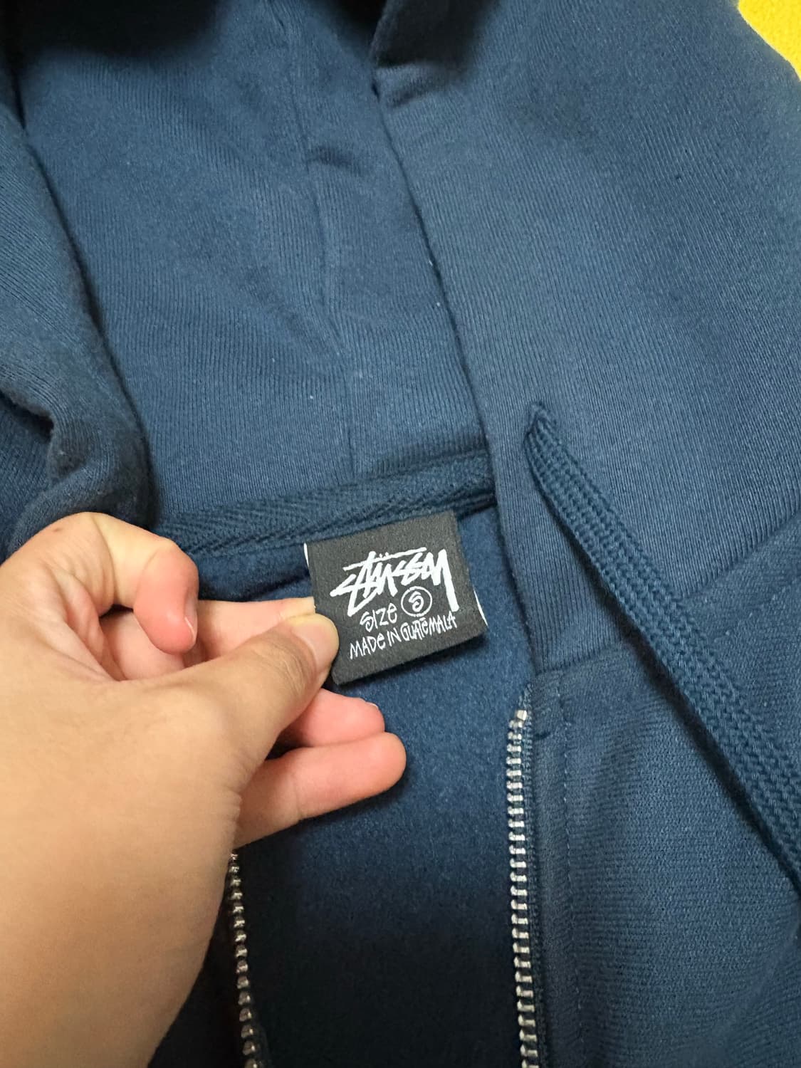 스투시 네이비 후드집업 판매합니다! 상품이미지4