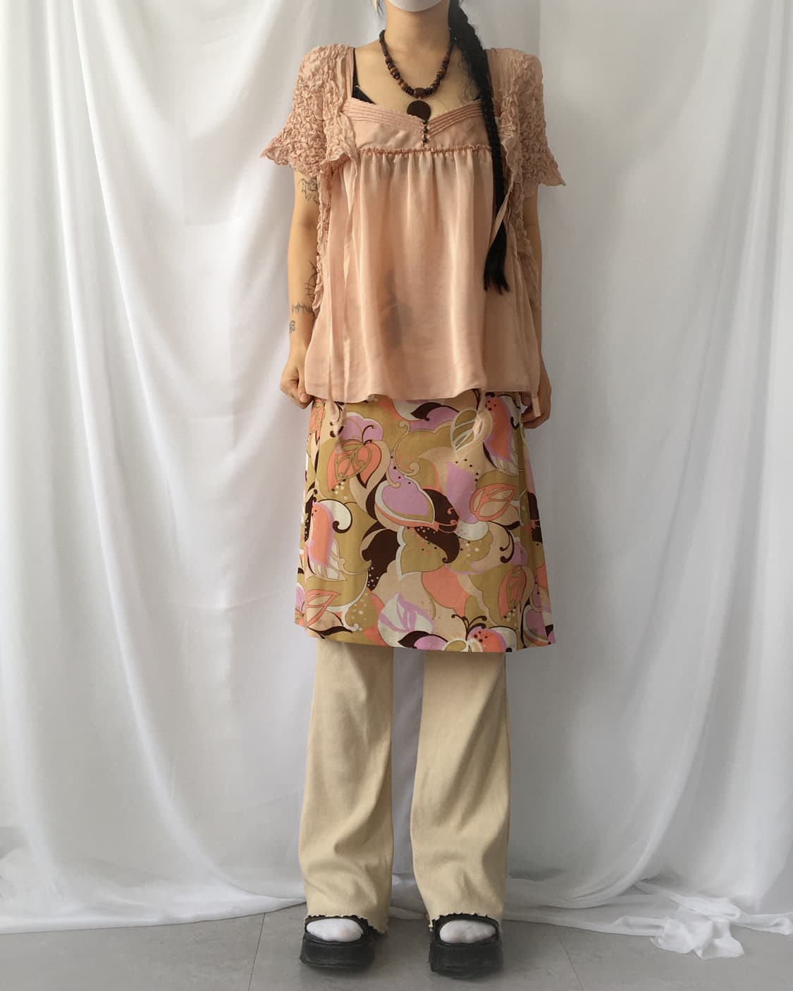 Button up point sleeveless 상품이미지1