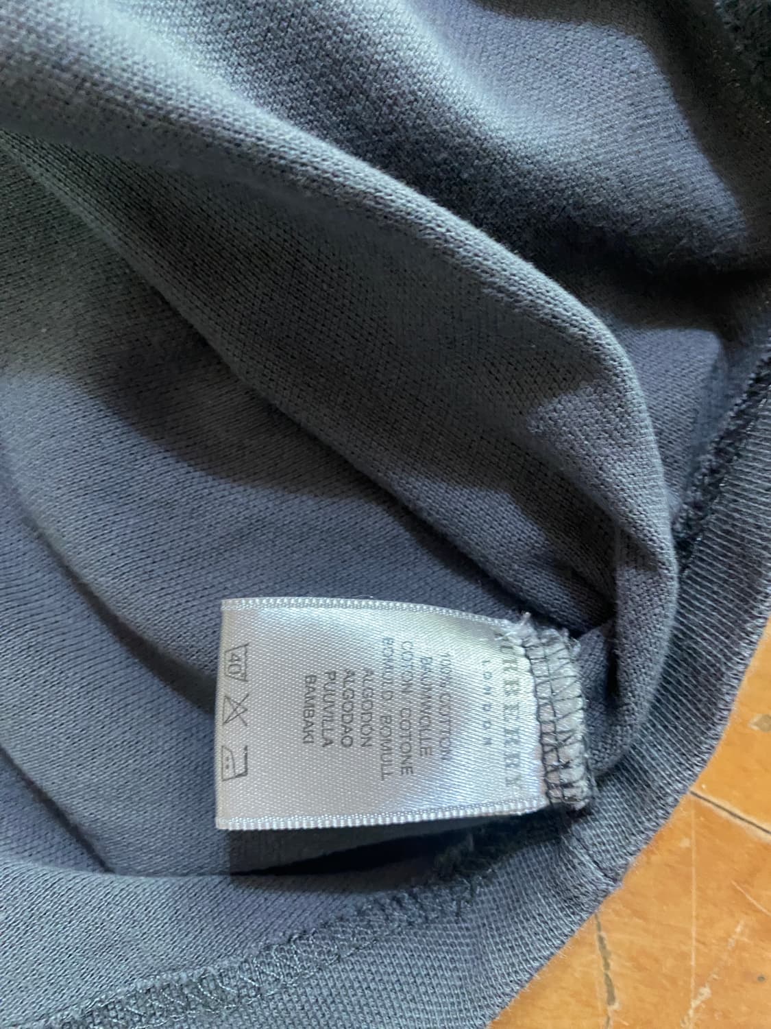 버버리 런던 그레이 폴로티셔츠 L사이즈 (100) 상품이미지5