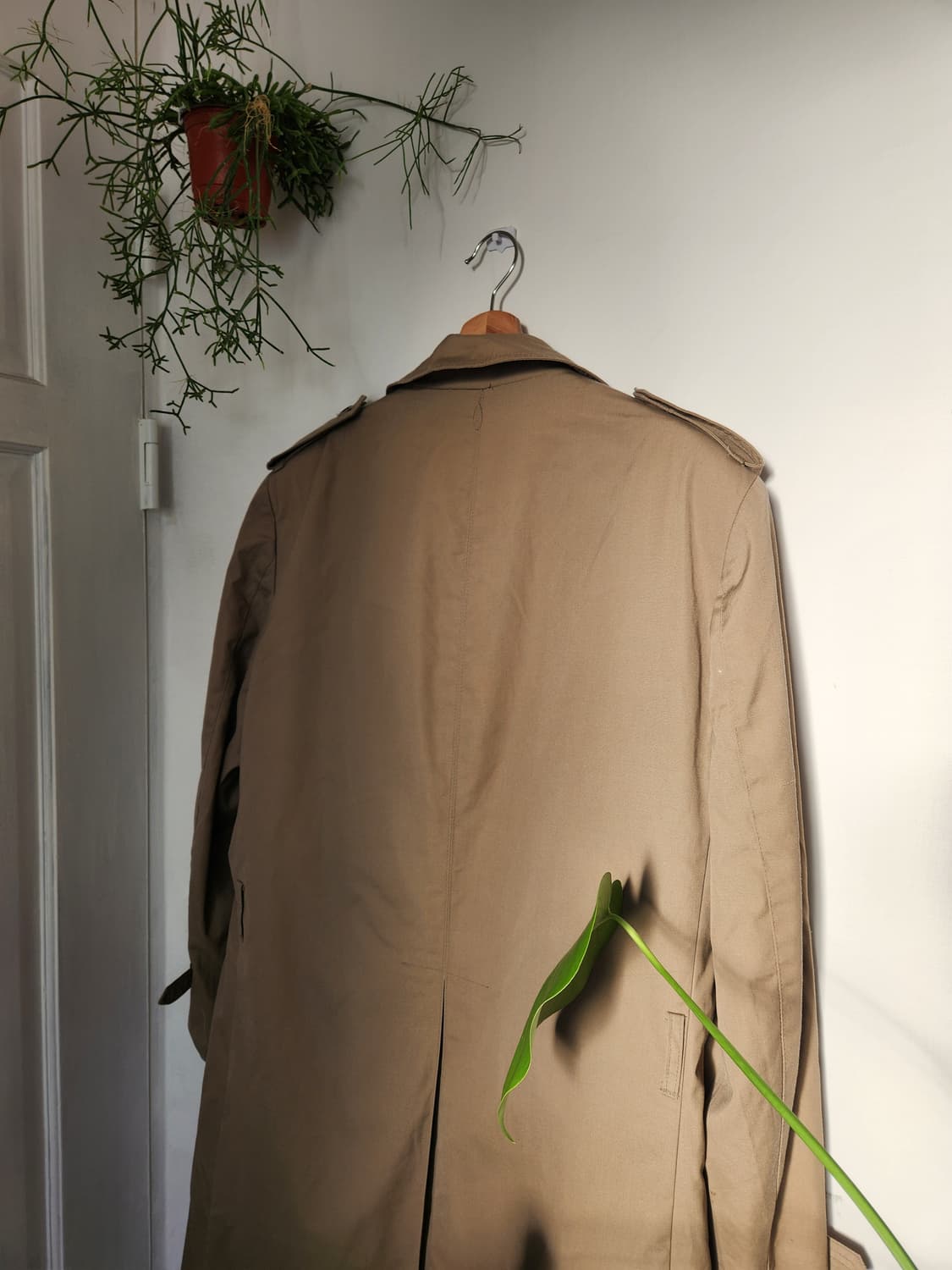 80s Sears 싱글 트렌치 코트(USAmade) 상품이미지9