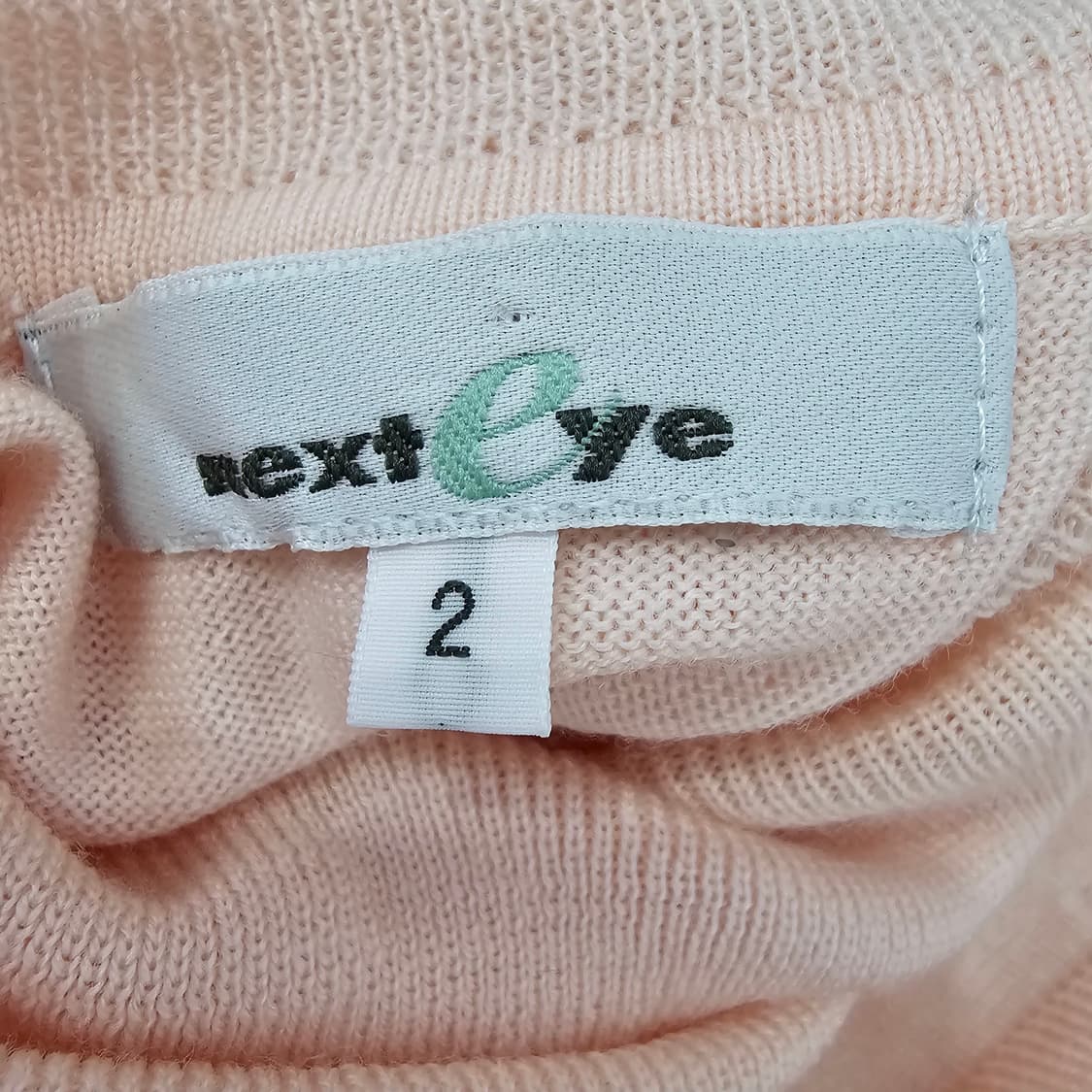 베이비핑크 울100 터틀넥 반팔니트 상품이미지8