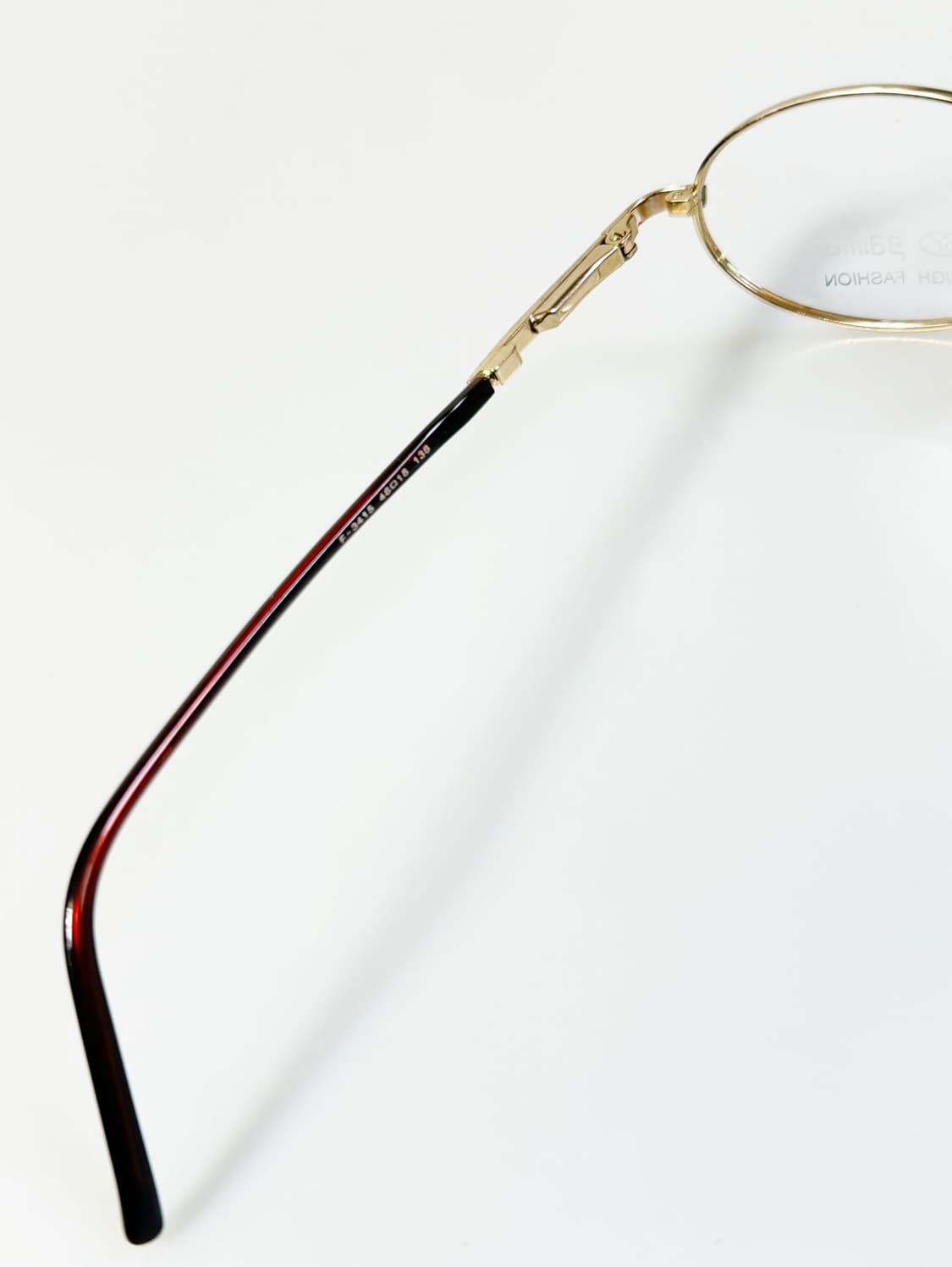 PALMAN 골드 티타늄 슬림 오벌 프레임 빈티지 안경 상품이미지6