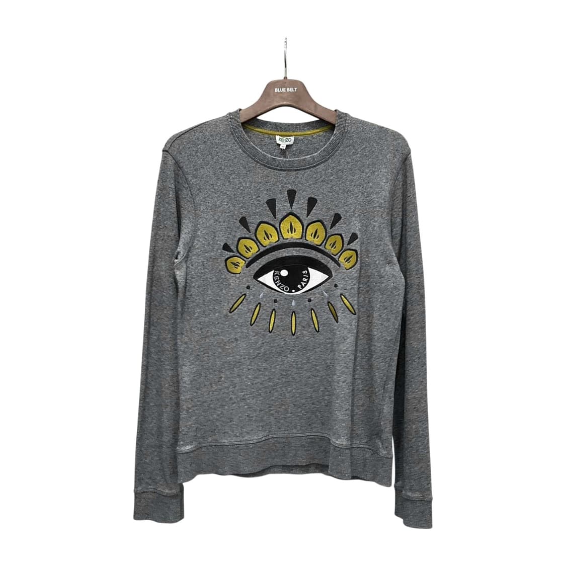 겐조 맨투맨 앞면 그래픽 자수 레터링 로고 디테일 그레이 상품이미지1