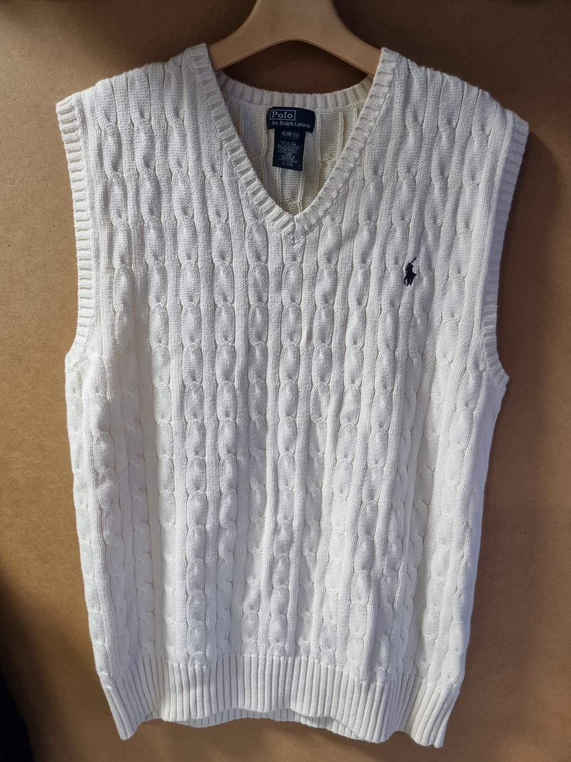 폴로랄프로렌 남성 꽈배기 니트 베스트  상품이미지1