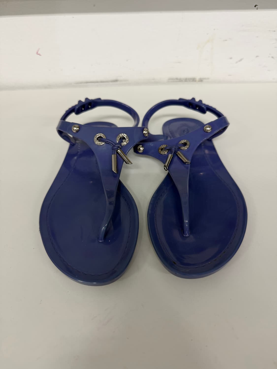 정품) TODS 토즈 여성 블루 젤리 쪼리 샌들 37 상품이미지1