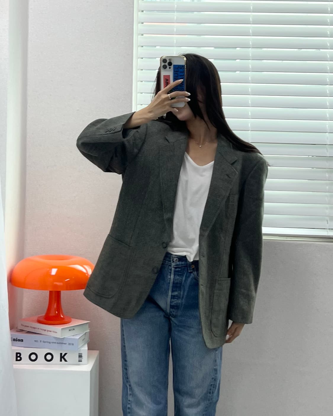 (M)빈티지 울 블레이져-M1427 상품이미지1