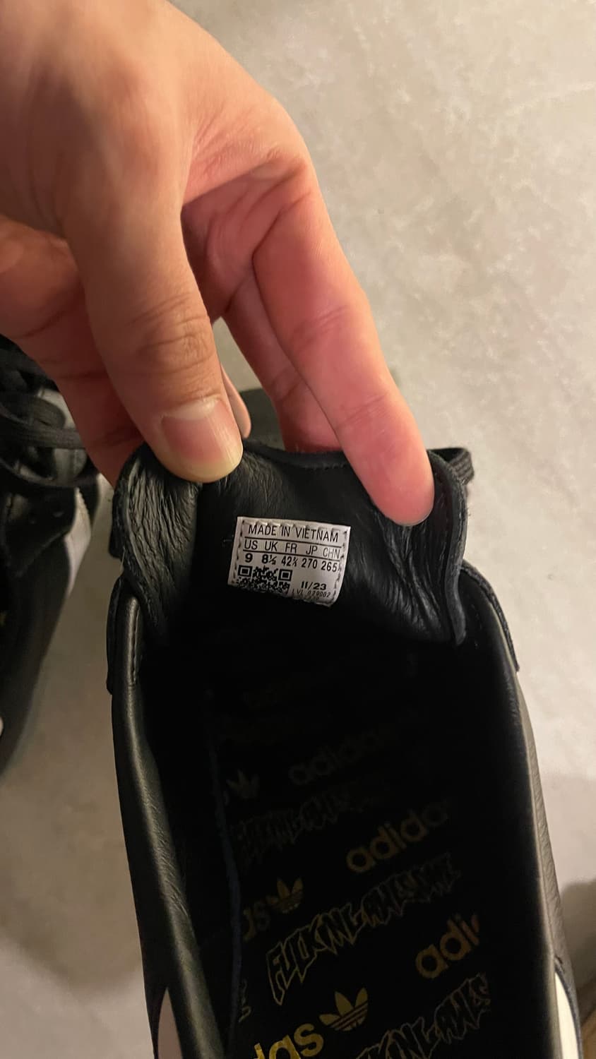 아디다스 x 퍼킹 어썸 삼바 코어 블랙 270 상품이미지6