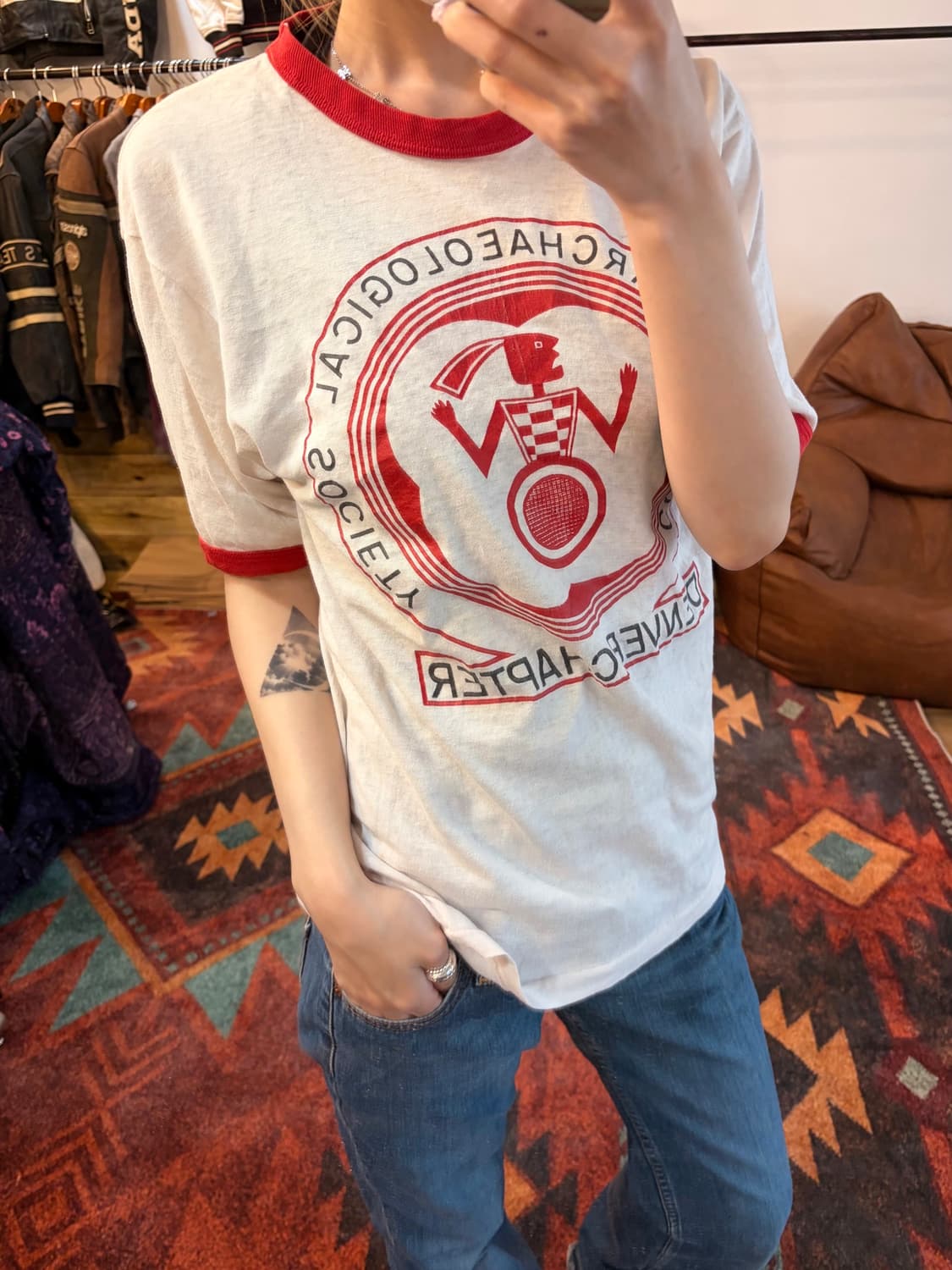 80s Colorado Archaeological Society 링거 티 상품이미지1