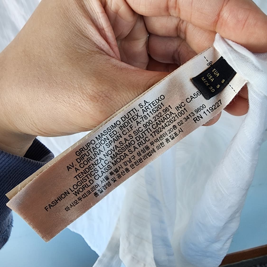 마시모두띠 화이트 헨리넥 셔츠 상품이미지6