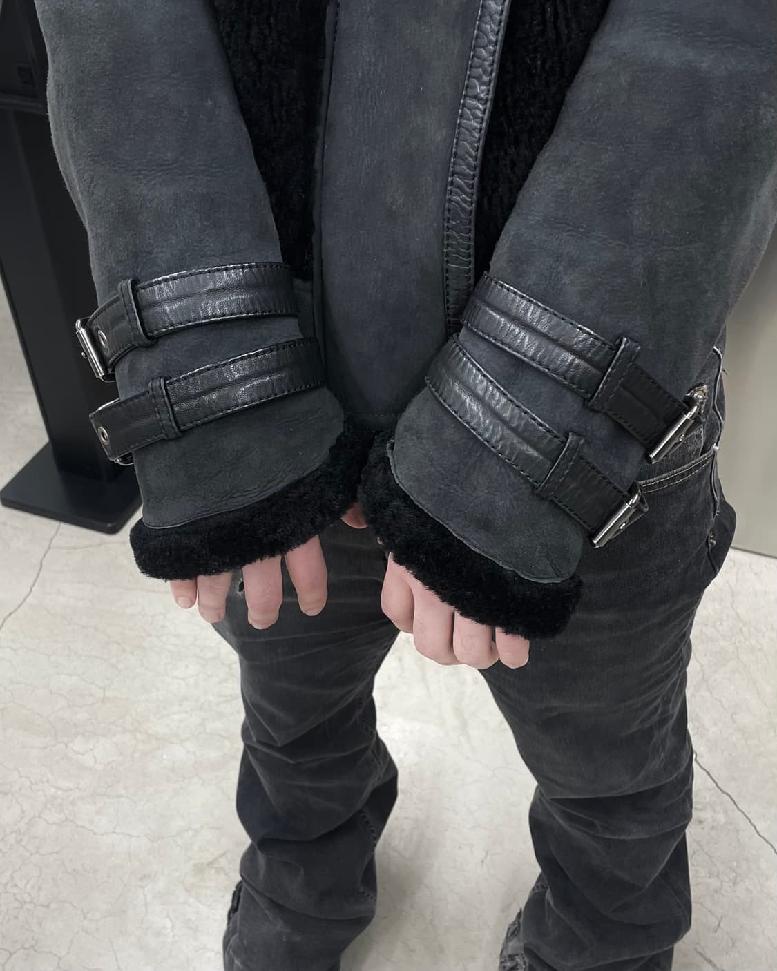 애쉬 쉽스킨 시어링 자켓 상품이미지4