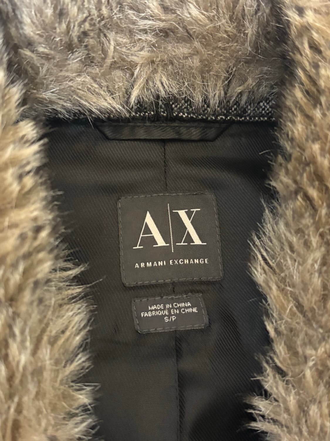 아르마니 익스체인지 퍼 자켓 L 상품이미지3