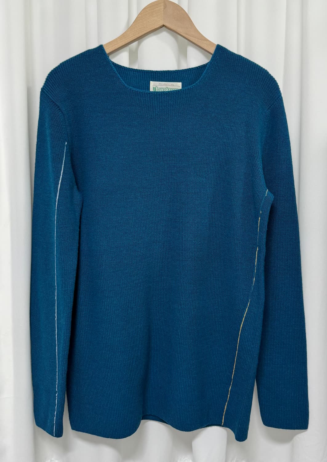 [새상품] 화이트페퍼 청록색 니트 상품이미지3