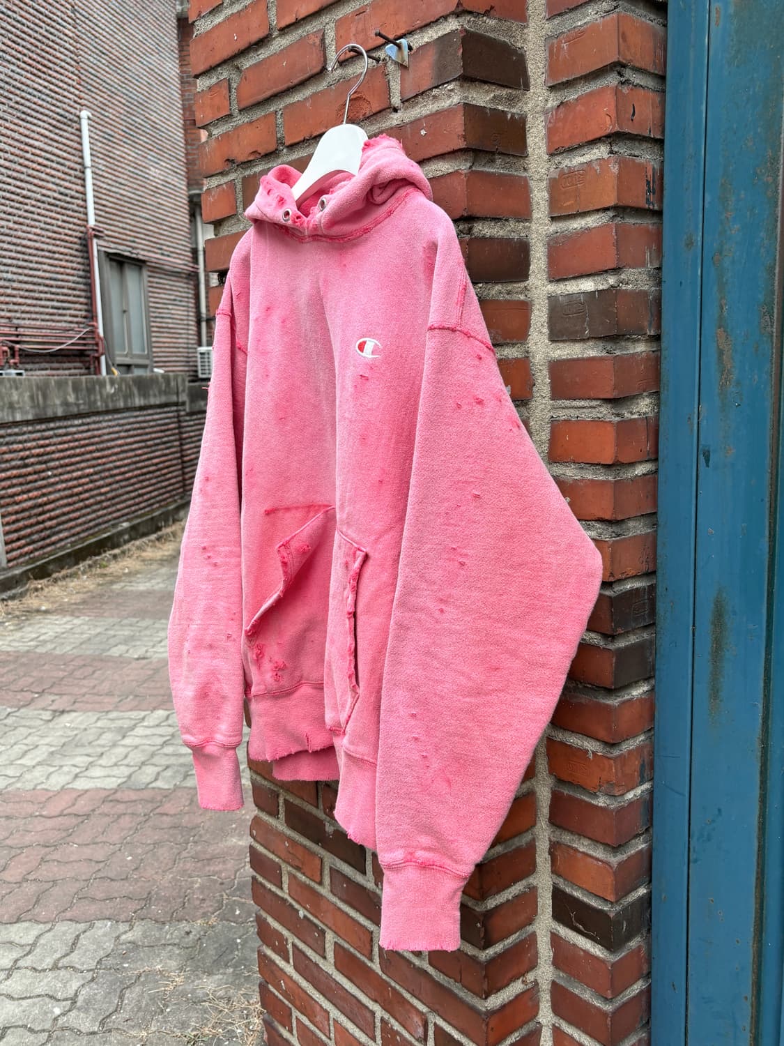 챔피온 리버스위브페이딩 커스텀 후디XL 상품이미지4