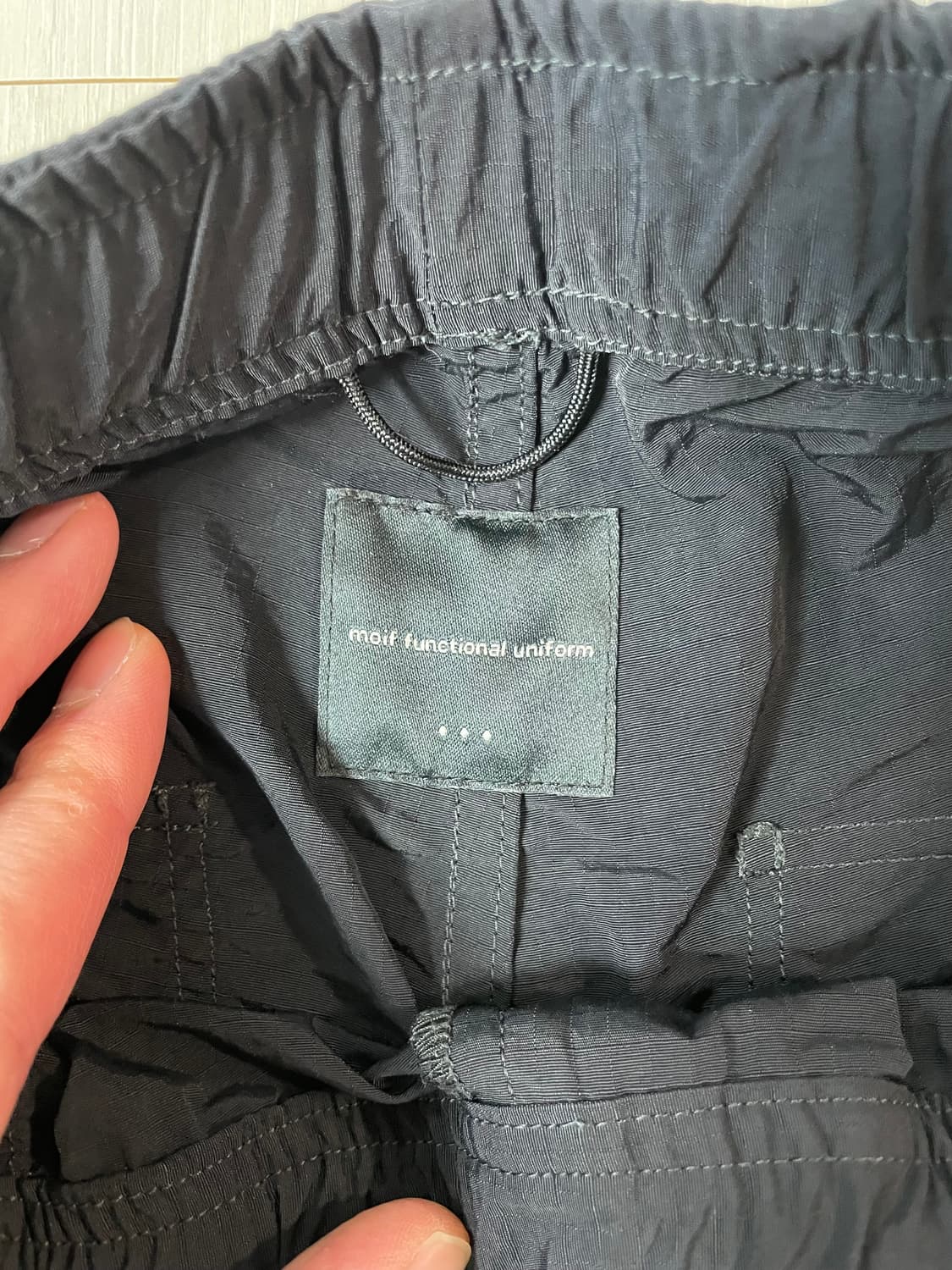 모이프 [SS24]OVER FTG PANTS / BLACK 3사이즈 상품이미지4