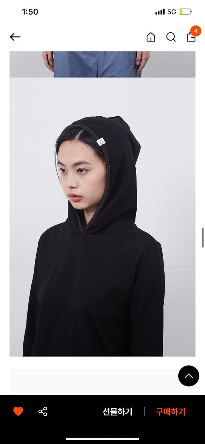 오헤시오 롱 후드 티셔츠 상품이미지3