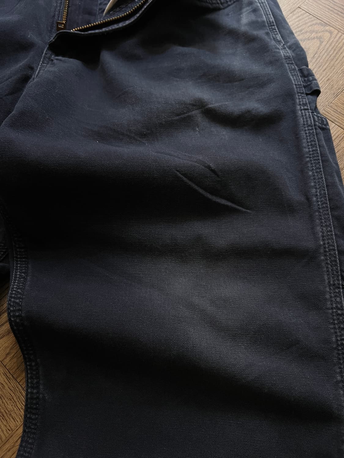 [32]칼하트 USA 빈티지 워싱 네이비 카펜터 워크 팬츠 상품이미지5