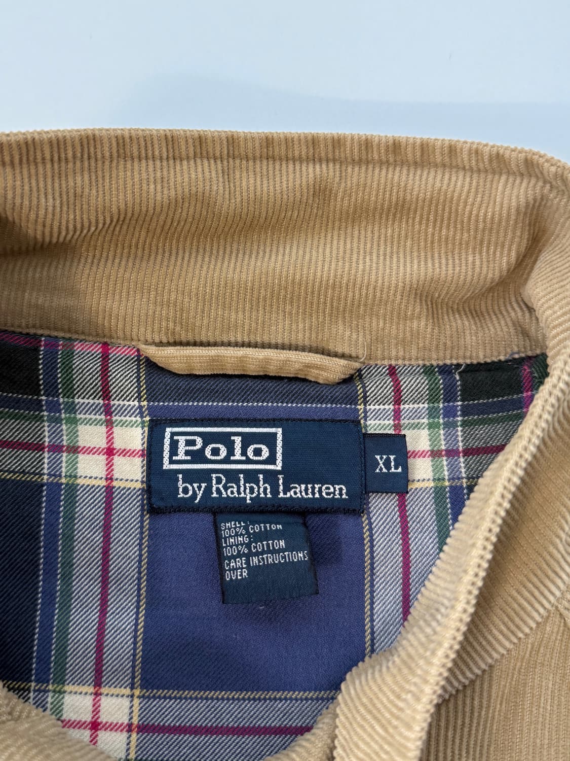 폴로 랄프로렌 90‘s 코듀로이 바라쿠다 블루종 자켓 상품이미지10