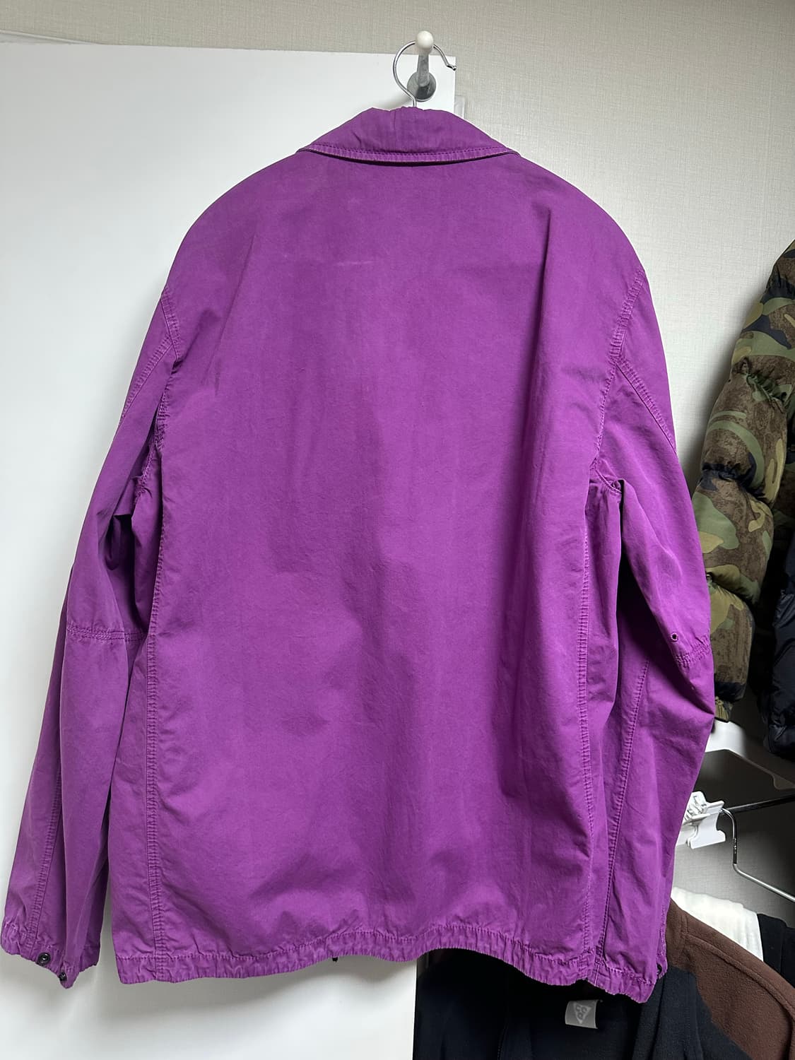 스톤아일랜드 21FW 올드이펙트 셔츠 퍼플 상품이미지2