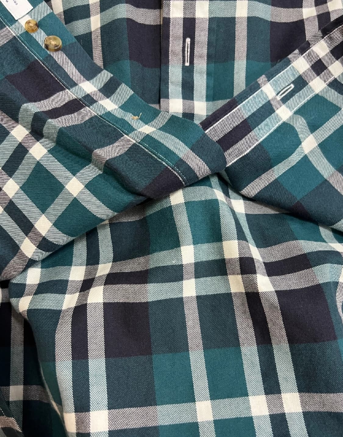 브룩스브라더스 남성 그린체크 긴팔셔츠

 상품이미지5