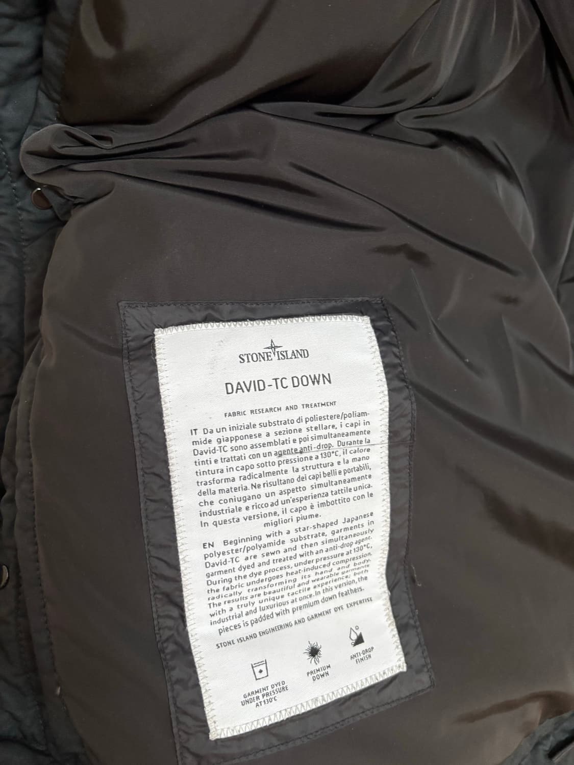 스톤아일랜드 다비드 tc 패딩 다운자켓 105 상품이미지6