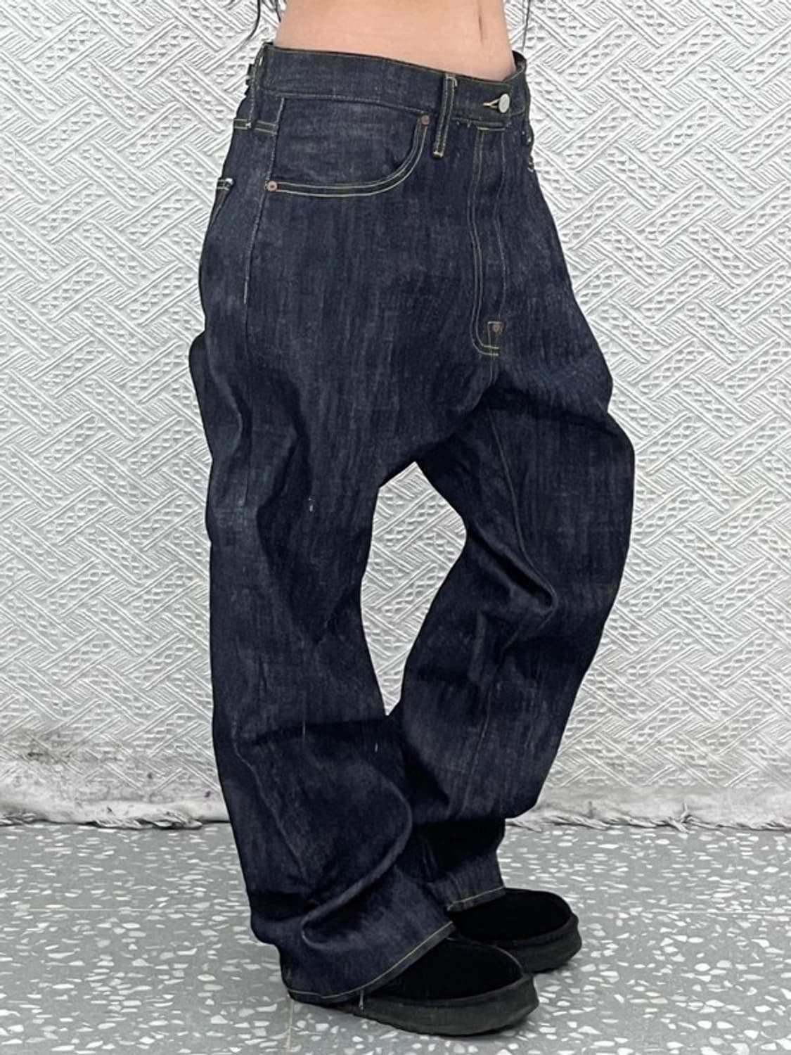 아웃스탠딩 셀비지 캐주얼 빈티지 데님팬츠 34인치 C08993 상품이미지2