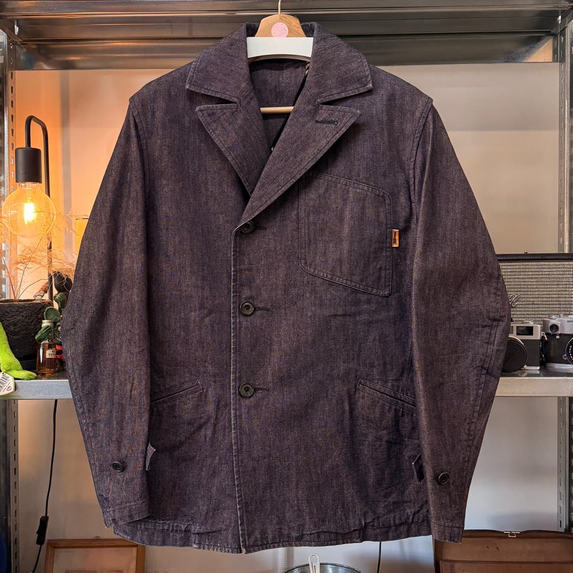 1930 베이스 사운드맨 데님 자켓 상품이미지1