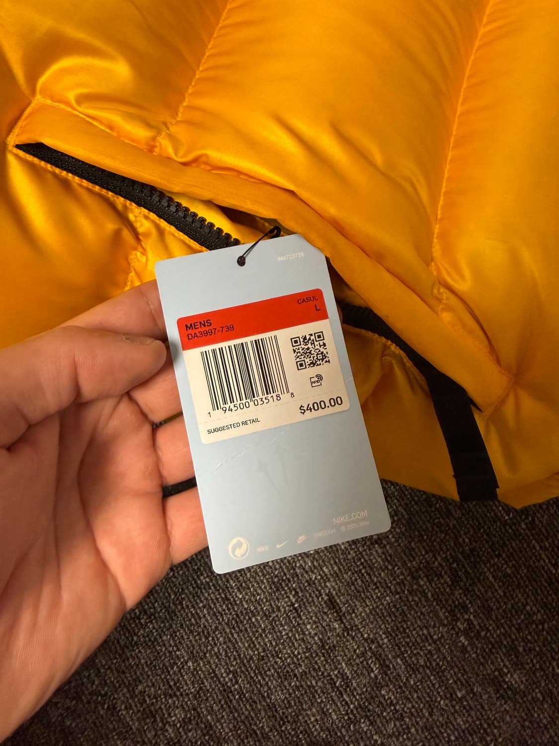 [L] 나이키 X 드레이크 녹타 패딩 유니버시티 골드 상품이미지9