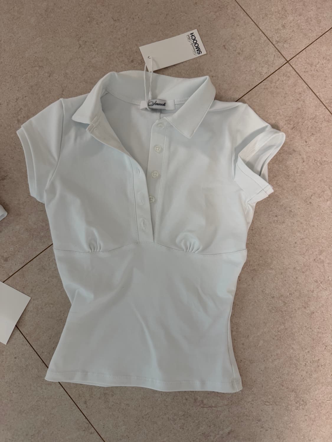 smooch 폴로티 화이트  상품이미지2