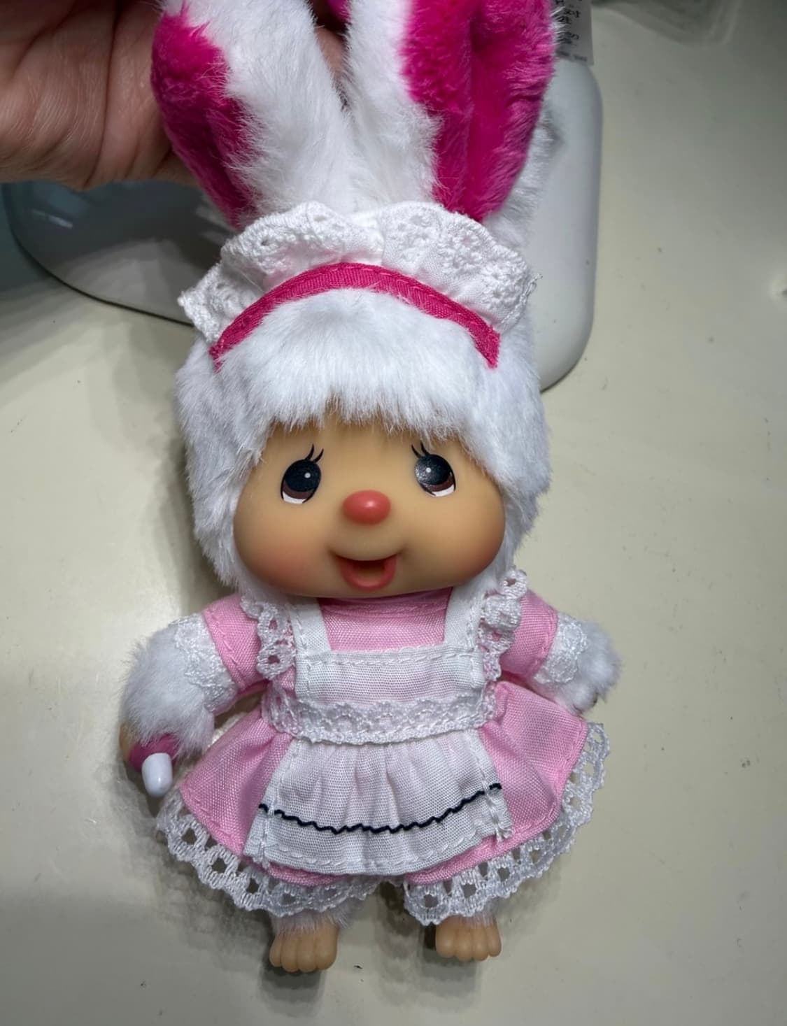 (무배)홍콩 몬치치 치무탄 화이트 드레스 + 핑크 드레스 일괄 판매 상품이미지2