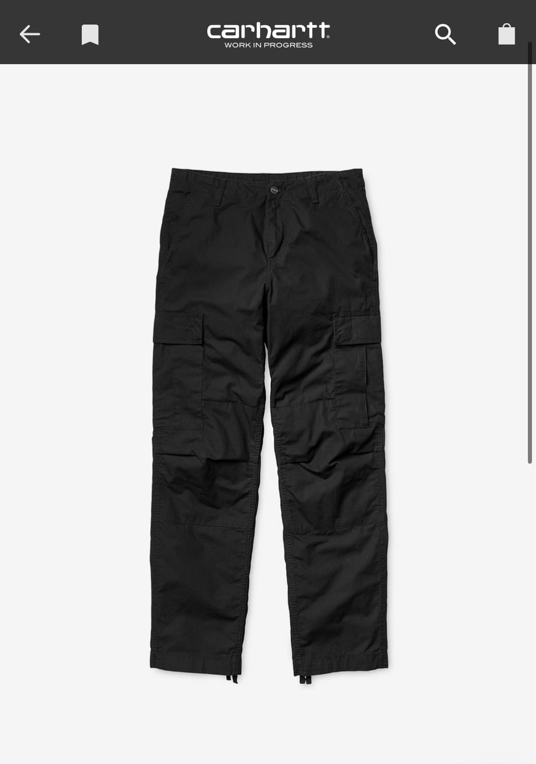 칼하트 레귤러 카고 팬츠 상품이미지4