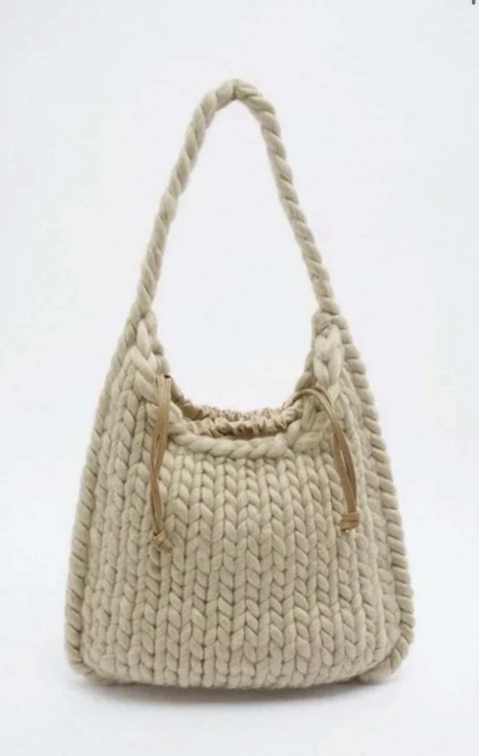 자라 니트 토트백 상품이미지5