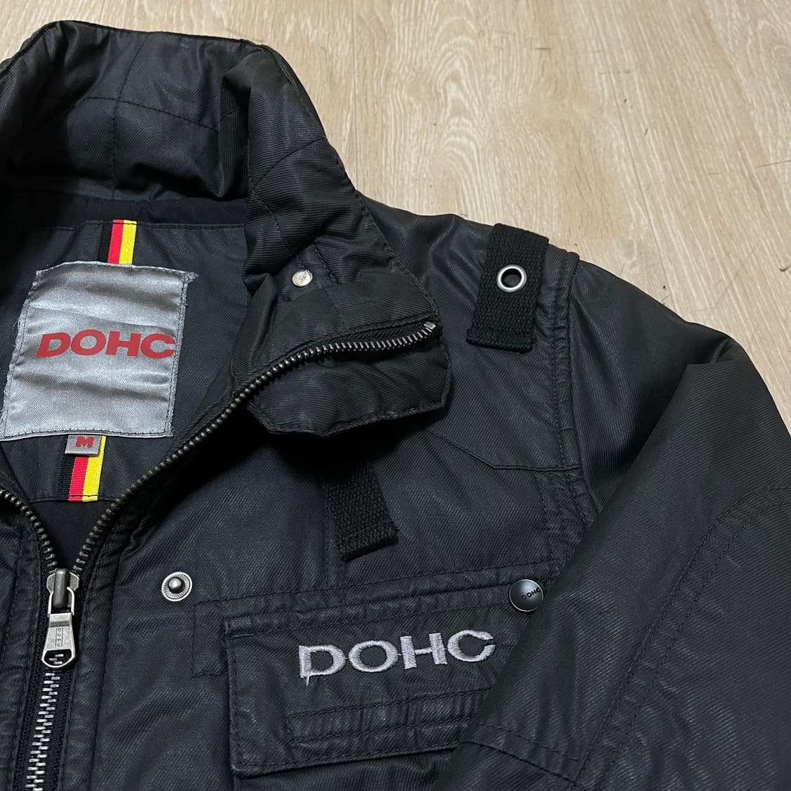 DOHC 포켓 야상 점퍼 자켓 블랙 M(95) 상품이미지3