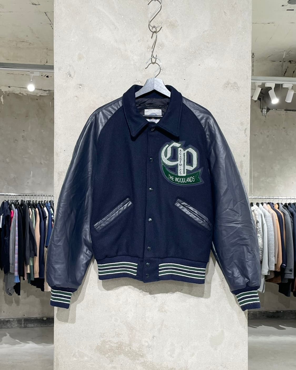 usa 빈티지 더 우드랜드 바시티 자켓 상품이미지1