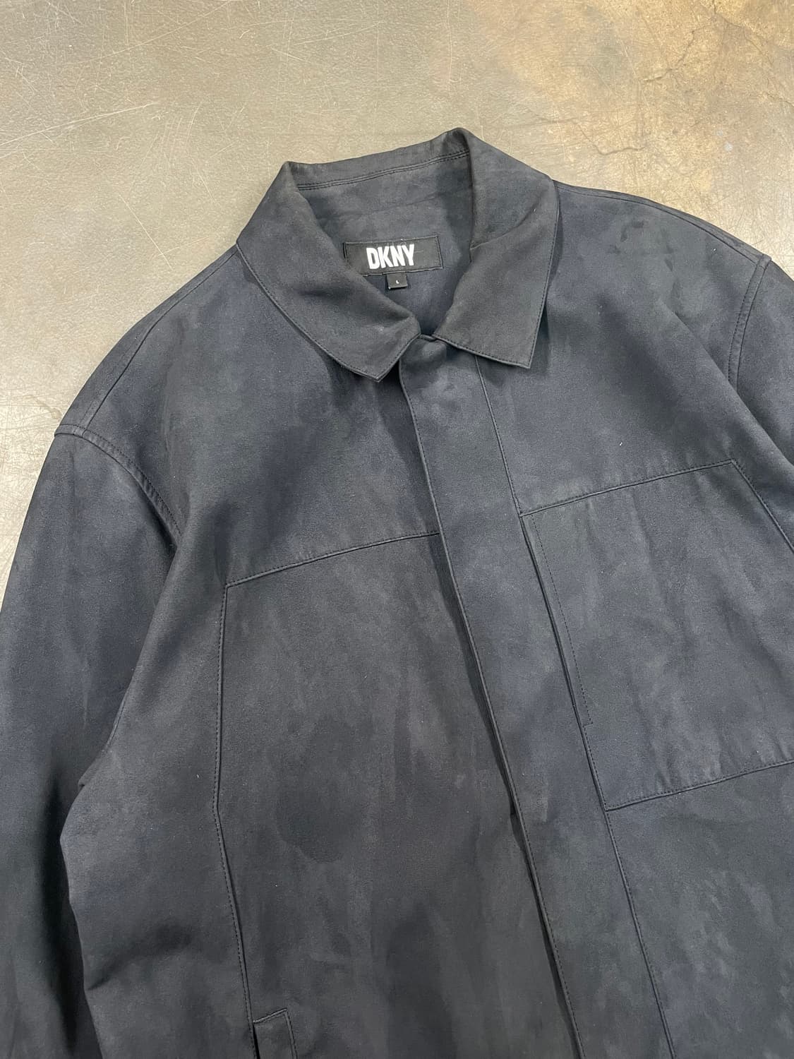 DKNY 스웨이드 블루종 자켓 상품이미지2