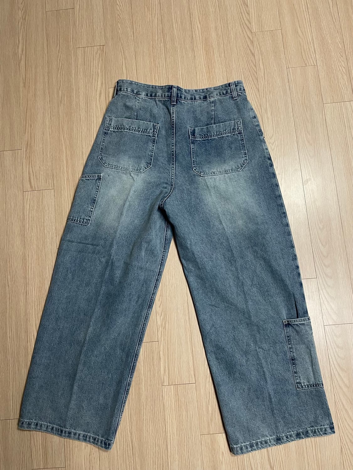 비긴 202 원턱 와이드 카펜터 데님 팬츠 3사이즈 상품이미지2