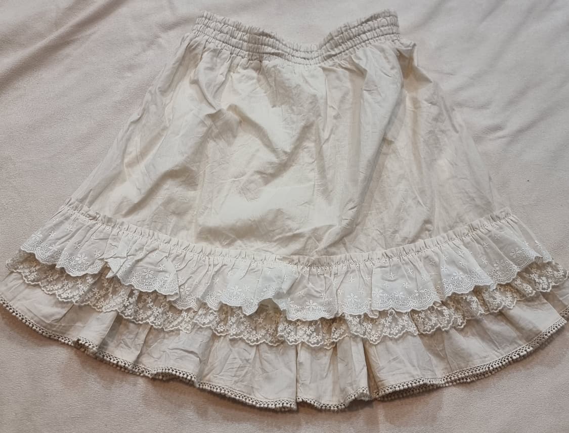 레이스 프릴 스커트 상품이미지1