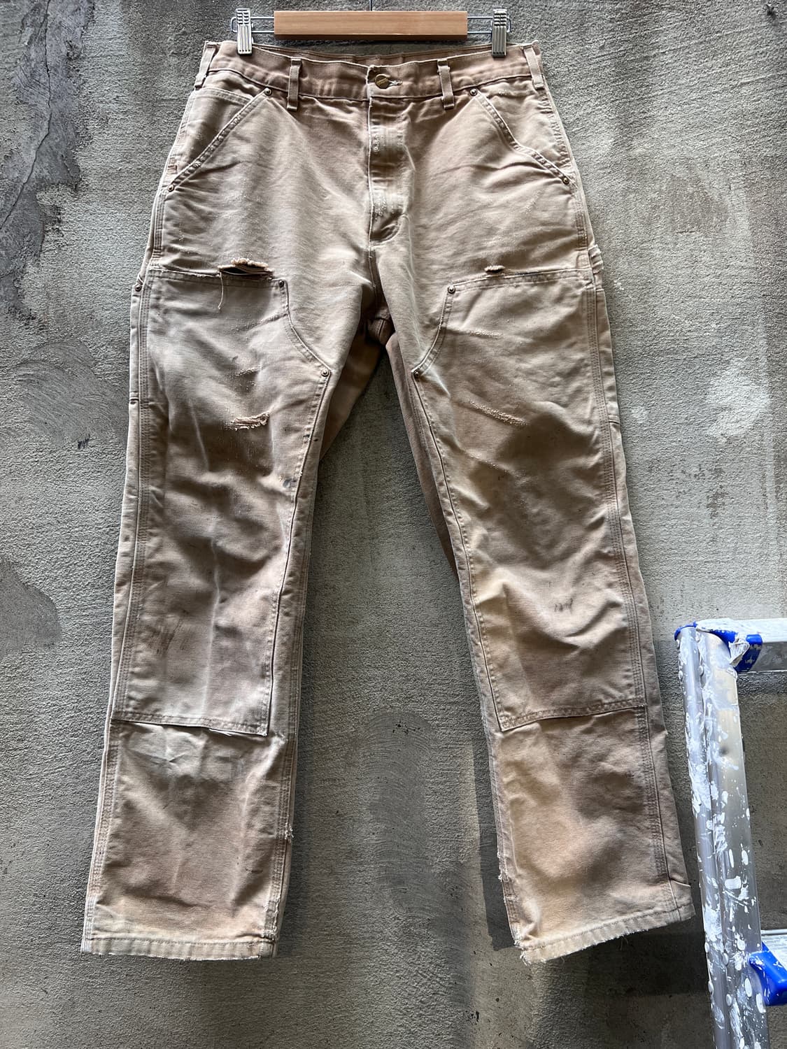 칼하트 더블니 워크팬츠 BRN 상품이미지1