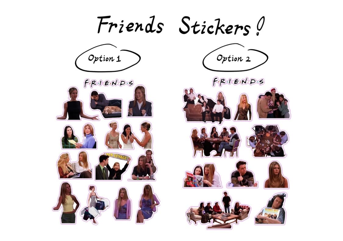 미드 프렌즈 & 가십걸 스티커 / 다꾸 스티커 상품이미지1