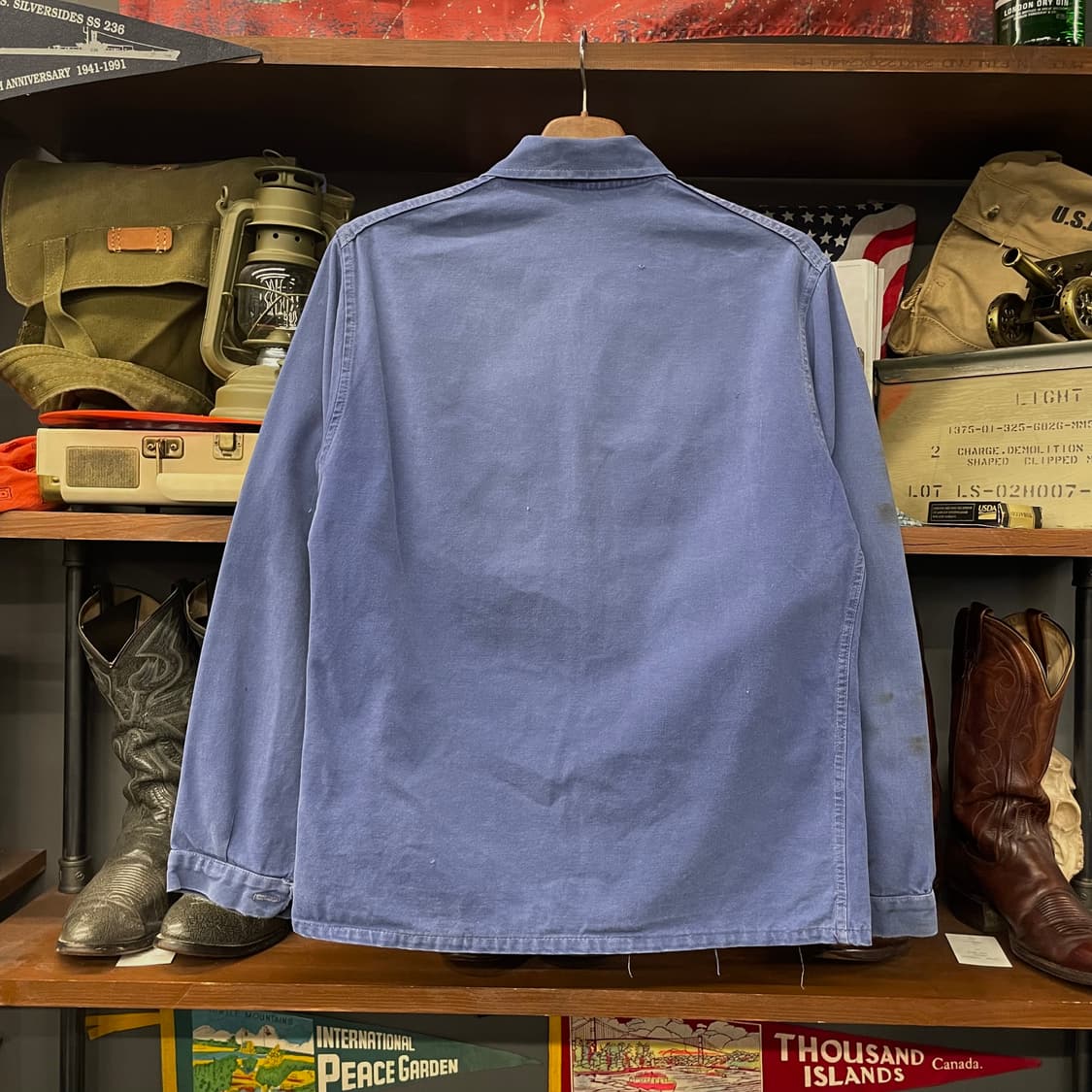 50s-70s 프렌치 워크 자켓 / 빈티지 초어 자켓 워크 웨어 상품이미지2