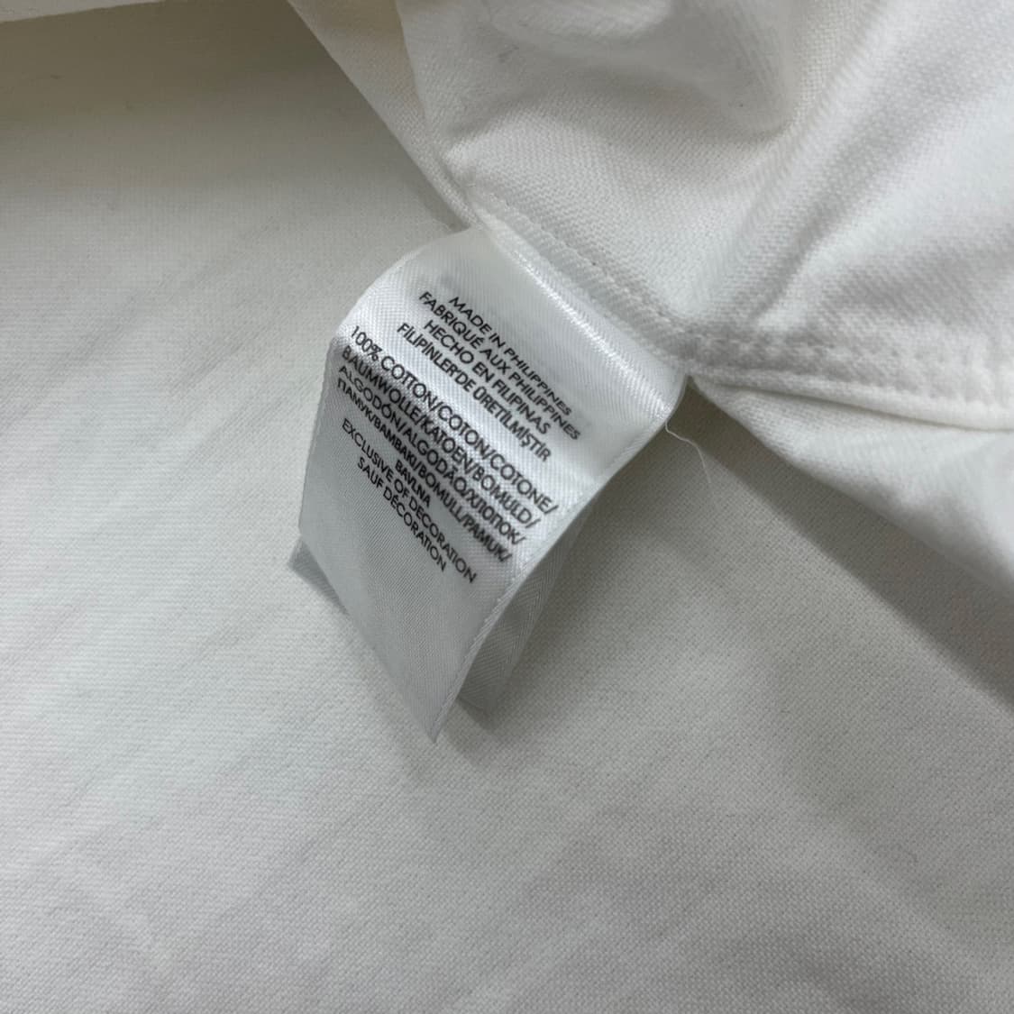 폴로 랄프로렌 곰돌이 로고 화이트 셔츠 XL 상품이미지5