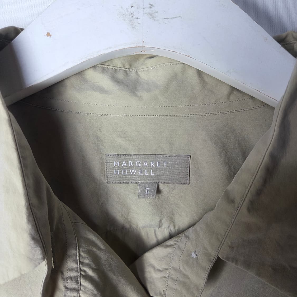 [MARGARET HOWELL] 마가렛호웰 미니멀 코튼 실크 셔츠 상품이미지5