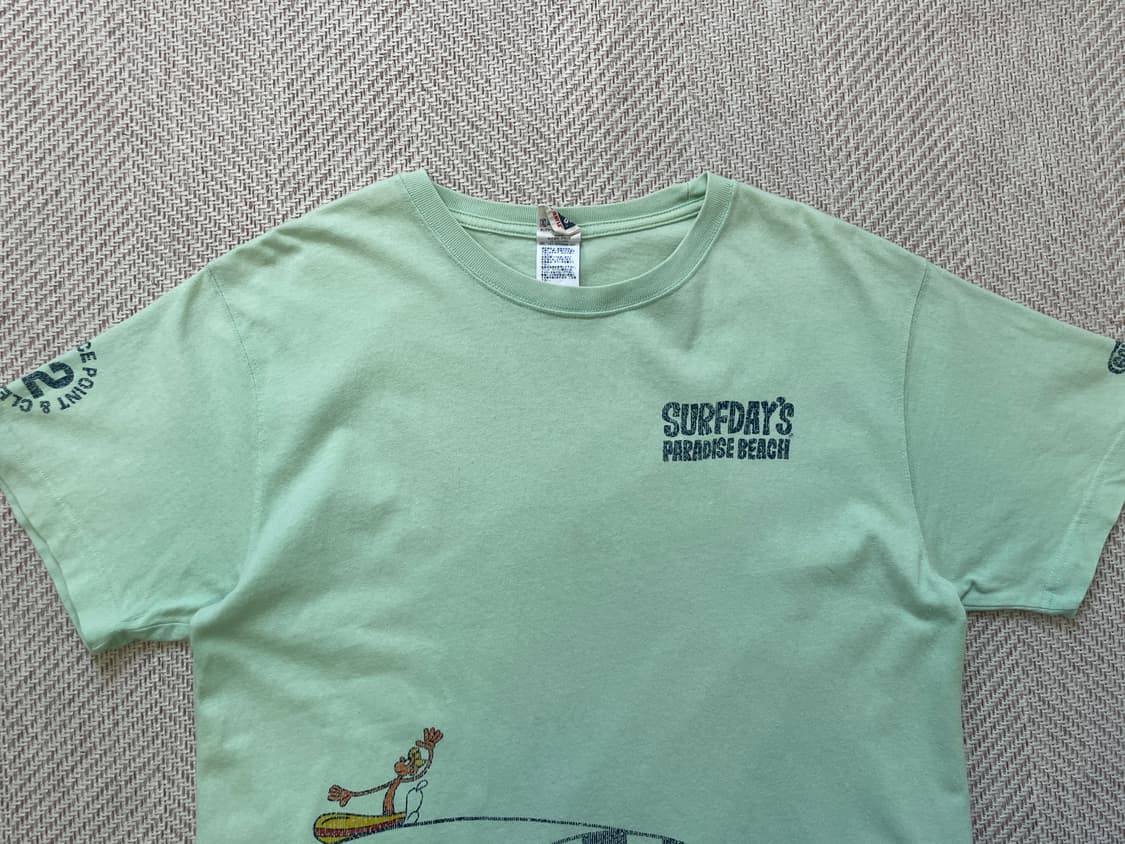 빈티지 surfday 그래픽 반팔티셔츠  J04413 상품이미지4