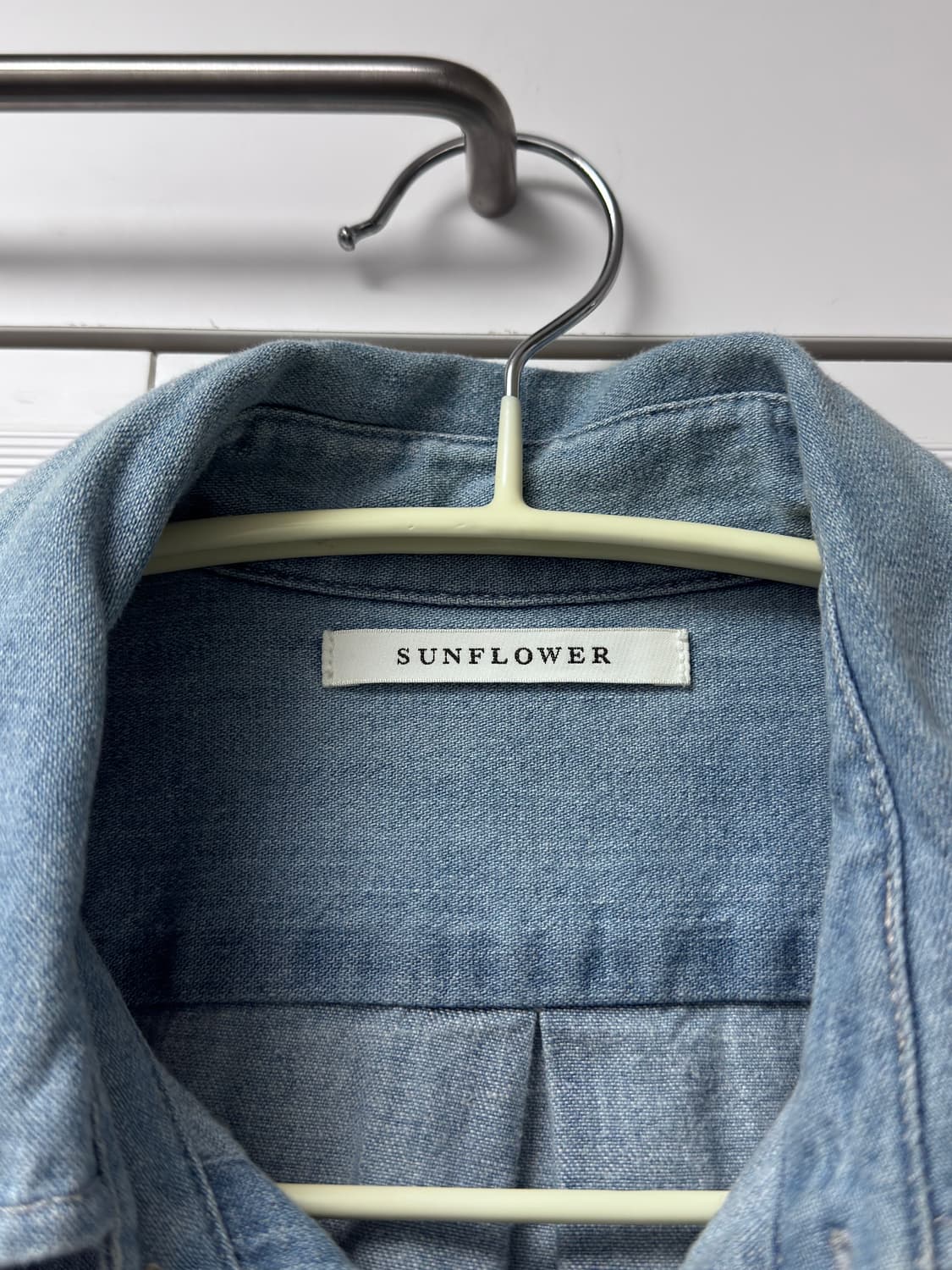 선플라워 데님셔츠 상품이미지3