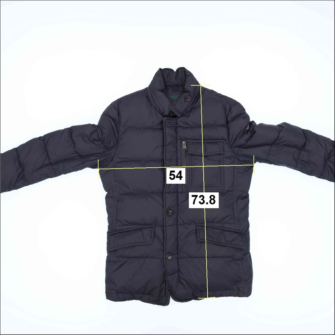 [100] 헨리코튼 덕다운 패딩 자켓 1208J1 상품이미지7