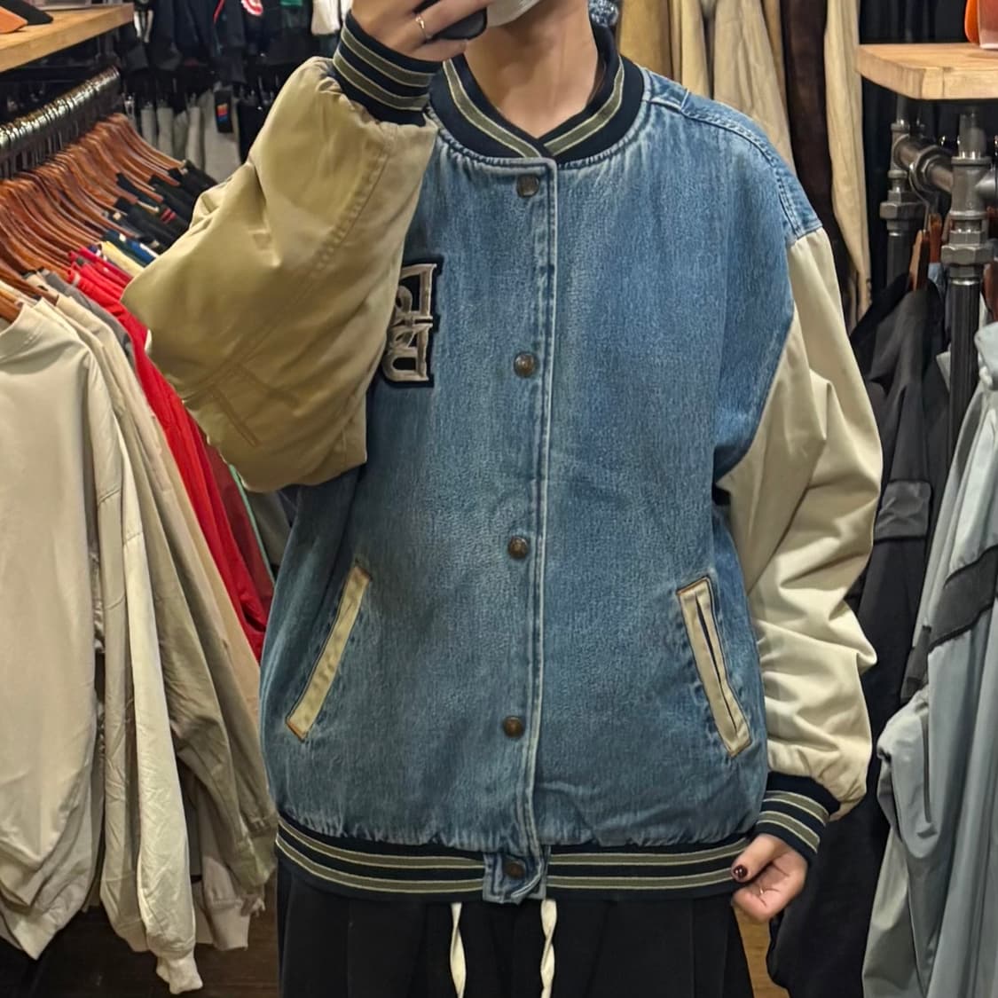 [HI] VTG 데님바시티자켓 연청 상품이미지2