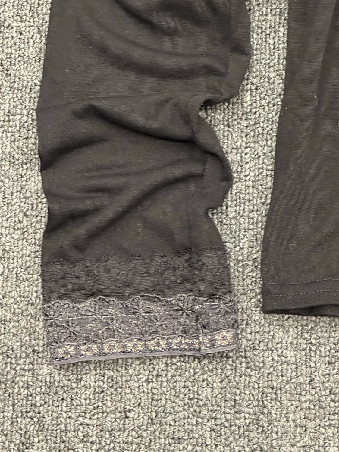 M)Axes Femme vintage 여성 블렉 레이스 긴팔 상품이미지3