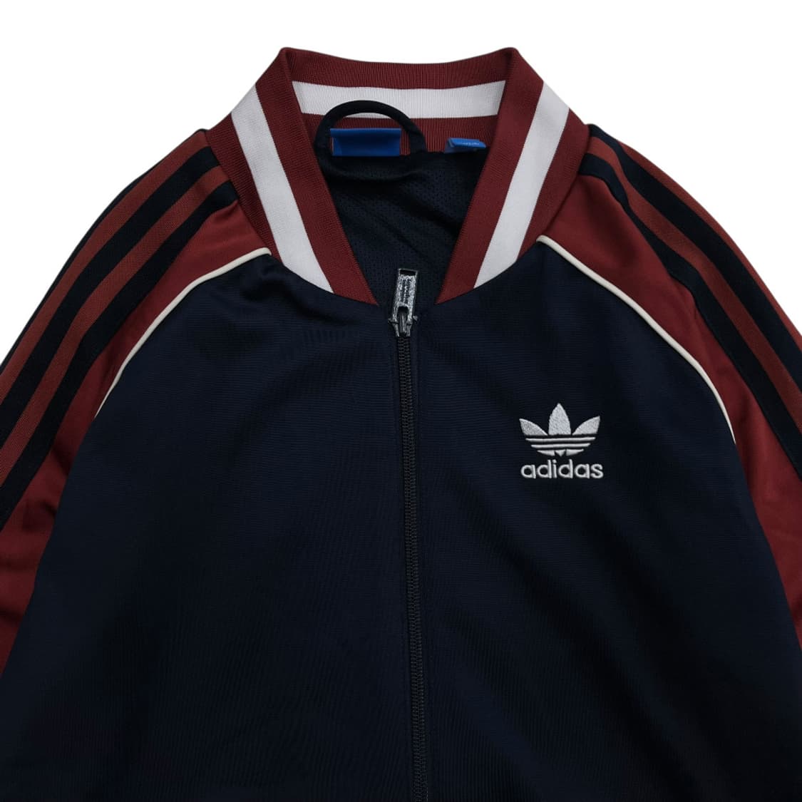 아디다스 네이비라인 와인배색 네이비 트랙탑 90 상품이미지4