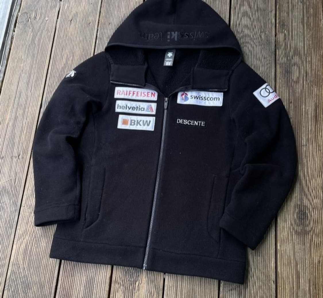 데상트 아우디 후리스 플리스 자켓 95/M 상품이미지1